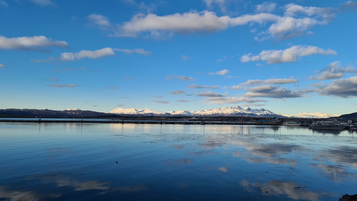 View from the first day in Ushuaia