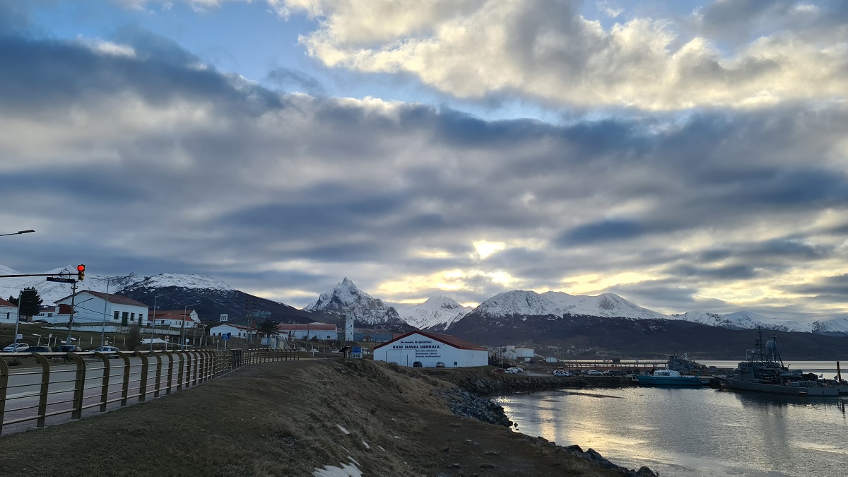 View from the first day in Ushuaia