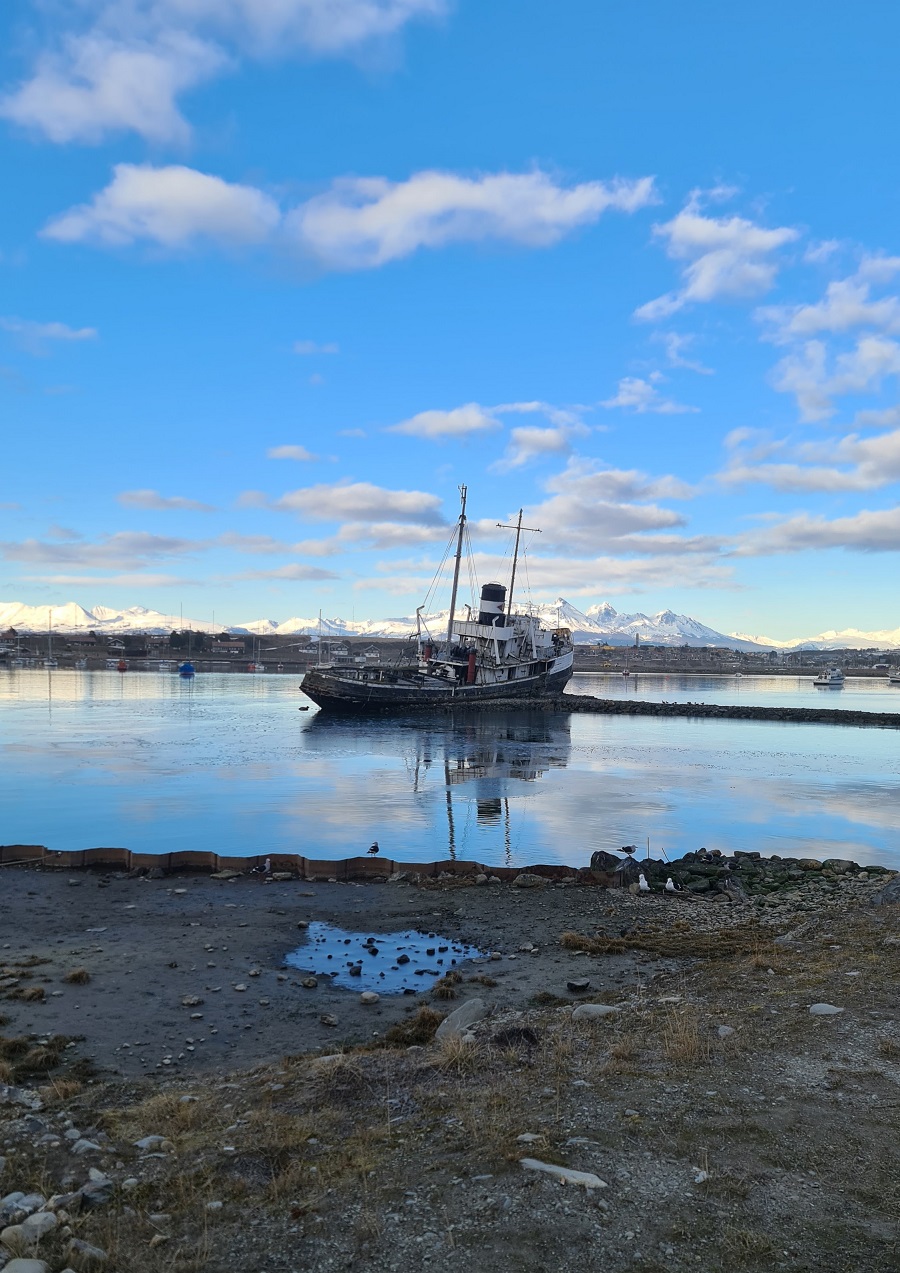 View from the first day in Ushuaia