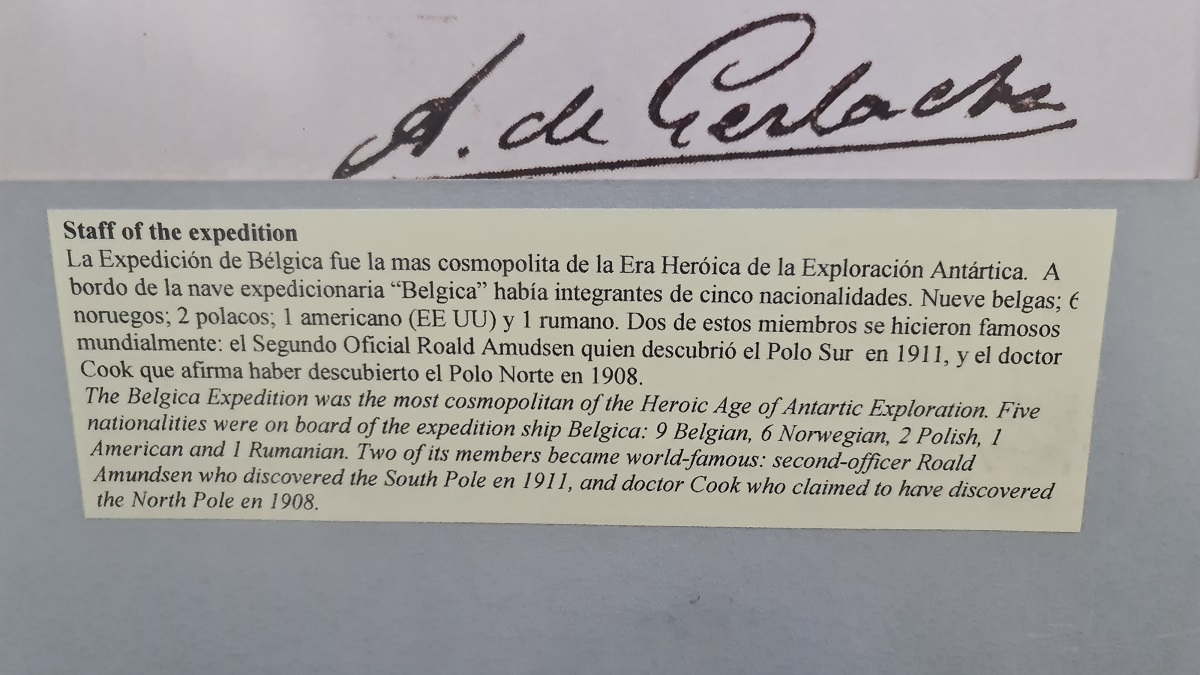 Room dedicated to the Belgica Arctic Expedition