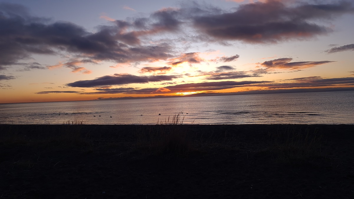 Sunrise in Punta Arenas