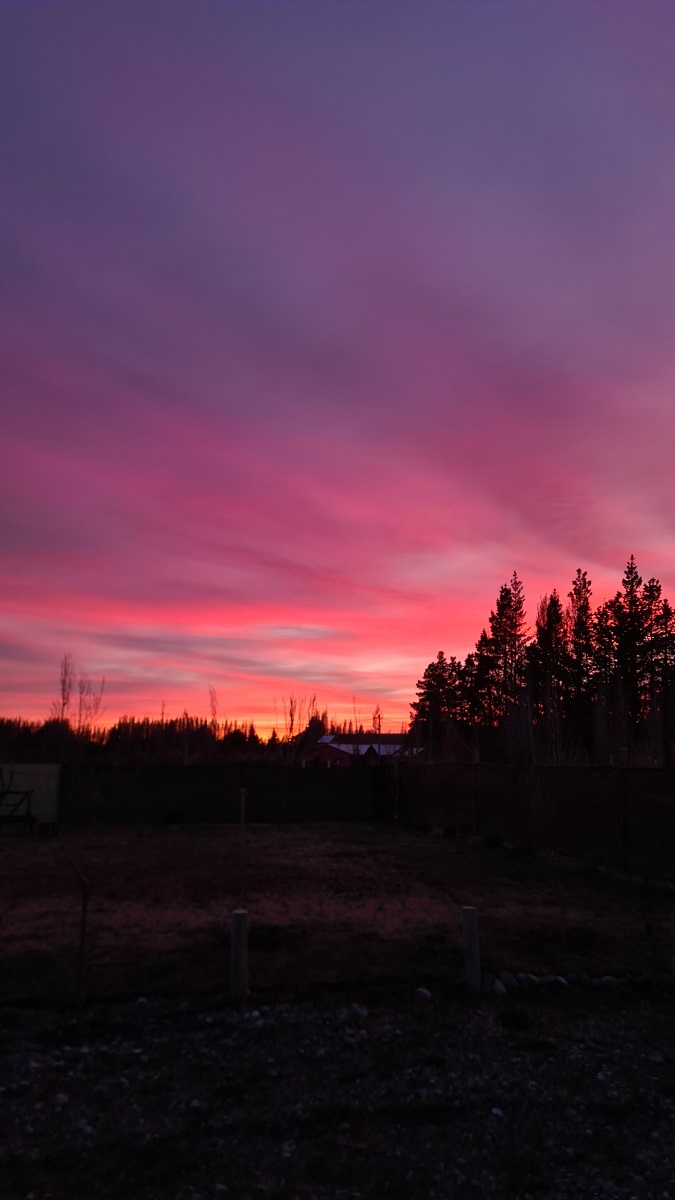 Sunrise in Los Antiguos